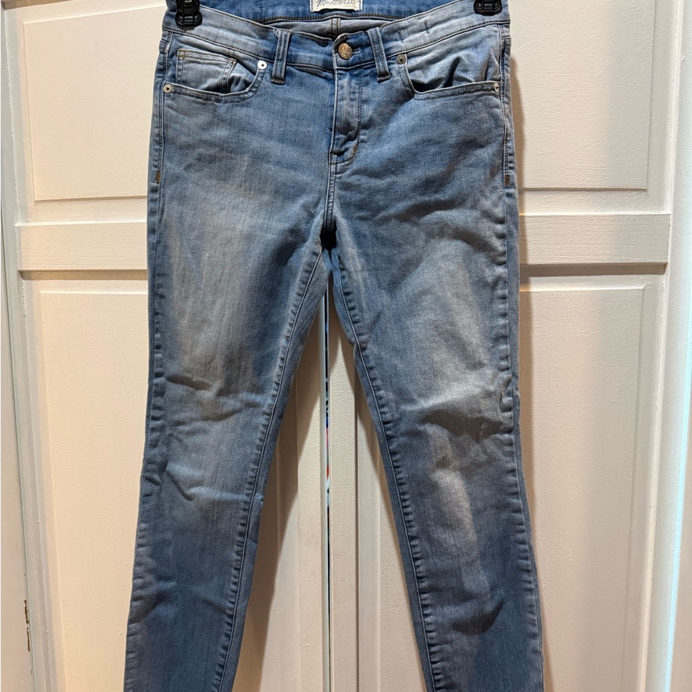 Madewell Light Wash Skinny Jeans